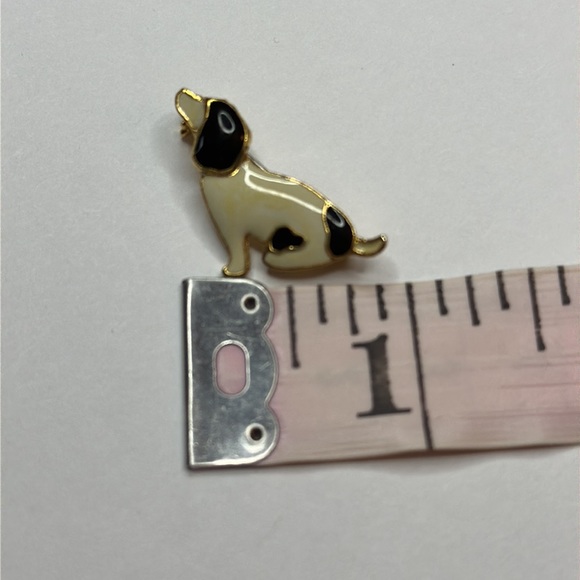 Vintage Enameled Dog Pin - Picture 6 of 7